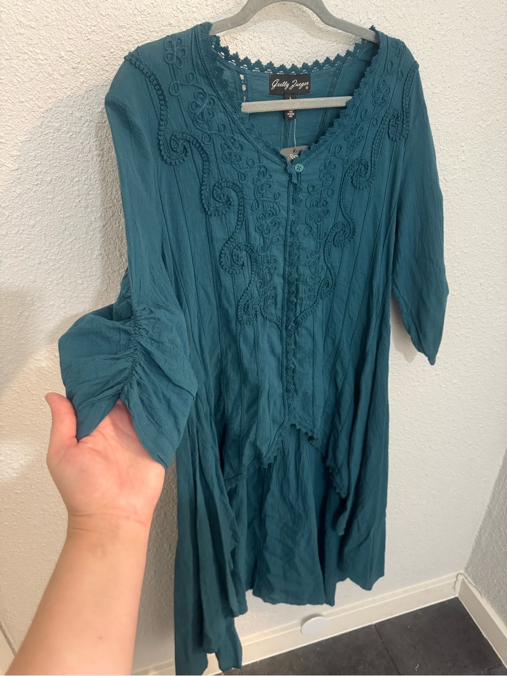 Gretty Zueger High-Low Tunic Dress